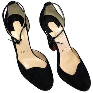 Black Aketi 100 Veau Velours Pumps